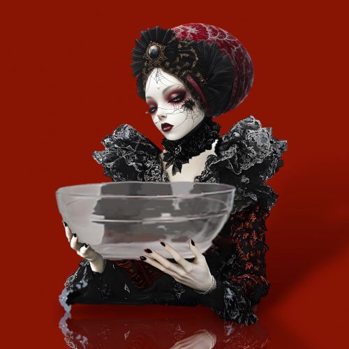 Blood Moon Wedding Bride Candy Server Min1
