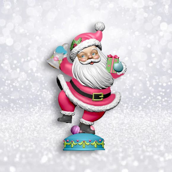 Happy Santa w/Bell Min/1