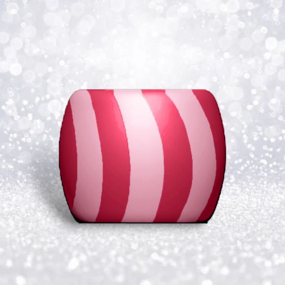22in Candy Swirl Stool Min/1