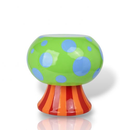 18in Whimsy Round Garden Stool - NEW Spring 2026