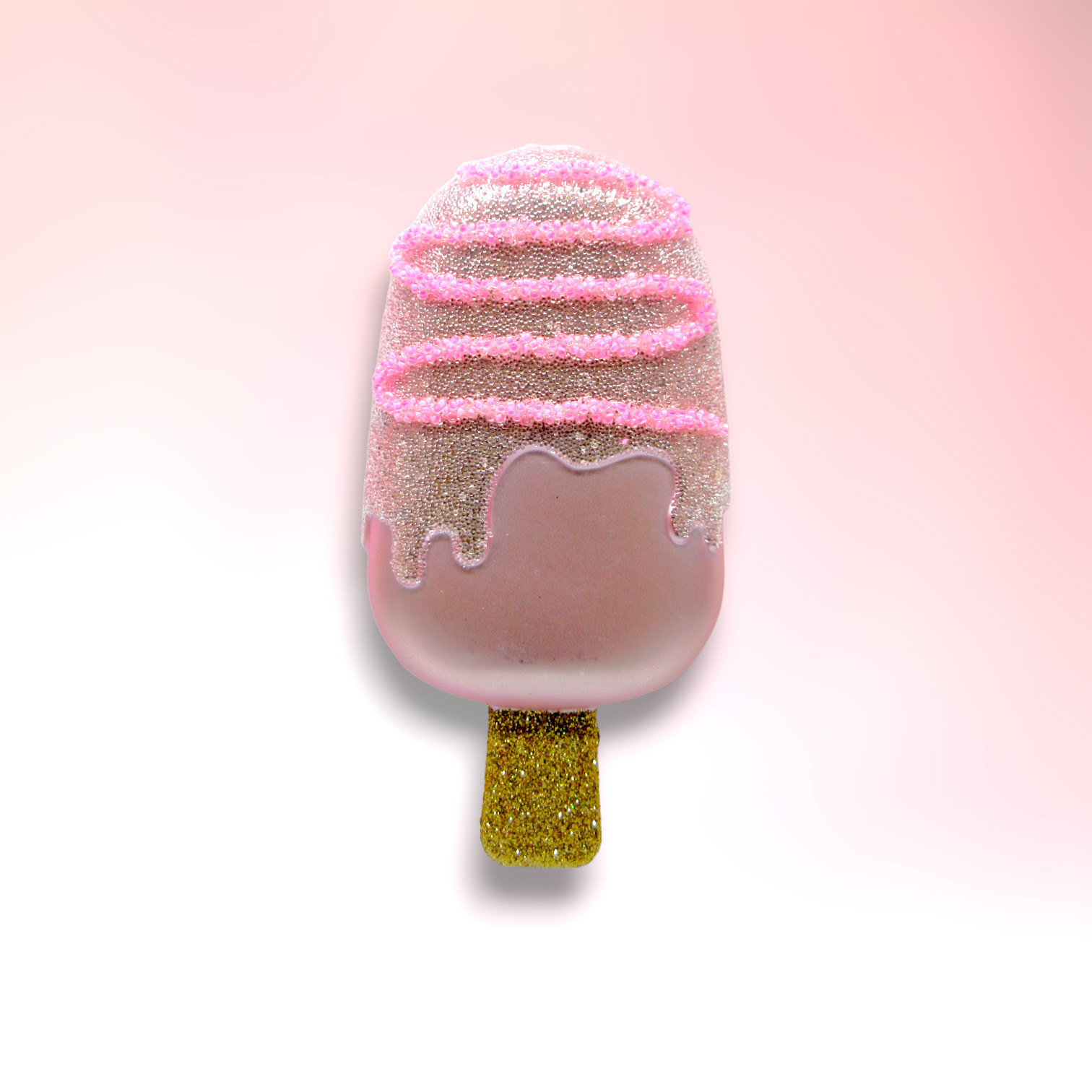 DecemberDiamonds: Pink Ice Cream Bar Orn - NEW 2024