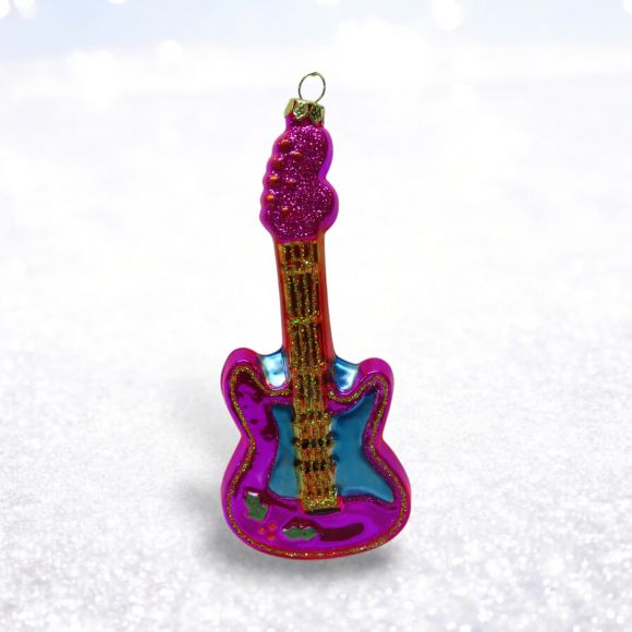 Neon Pink Guitar Orn Min/6 - NEW in Stock AUG 2025