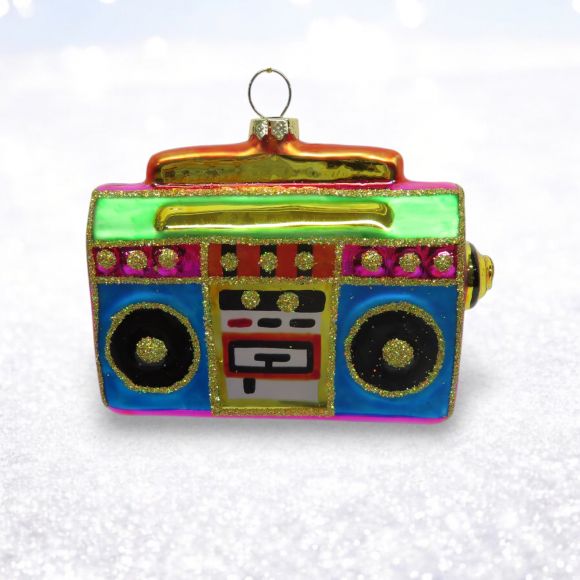Neon Boom Box Orn Min/6 - NEW in Stock AUG 2025