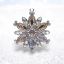 12in Jeweled Snowflake Tree Topper Min/4