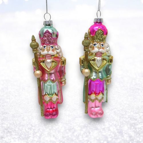 2 Asst Bright Nutcracker Orn Min/12