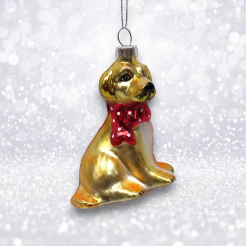 Lab Puppy w/Scarf Orn Min/6