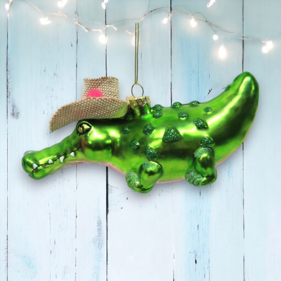 Gator w/Hat Orn Min/6