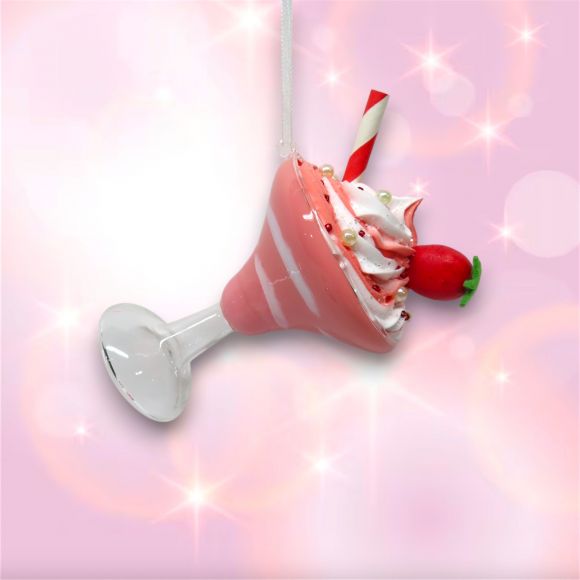 Strawberry Sundae Orn Min/6
