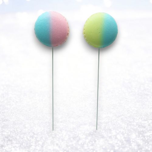 2 Asst Pastel Lolipop Picks Min/12