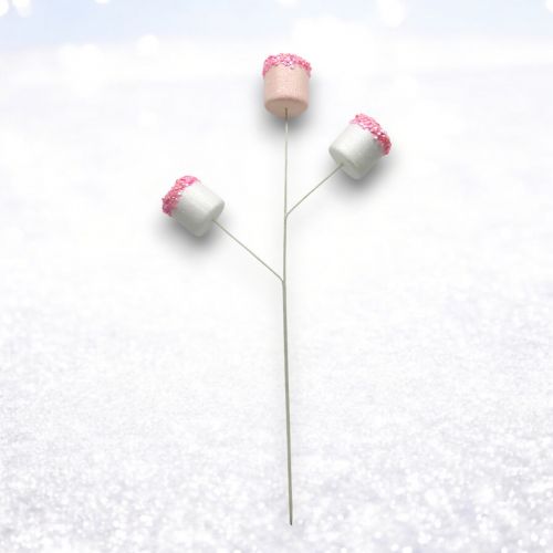 Pink Marshmallow Pick Min/12