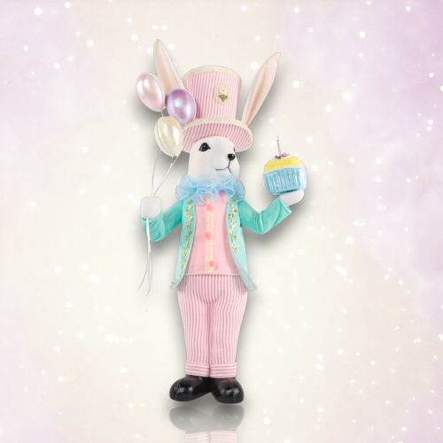 31in Birthday Bunny w/Balloons - NEW 2026