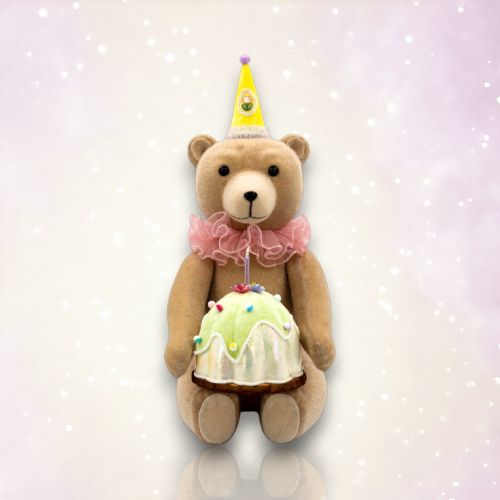 21in Birthday Bear w/Cake - NEW 2026