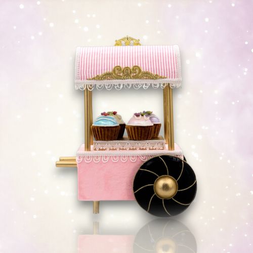 19in Pink Dessert Cart - NEW 2026