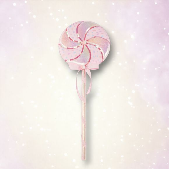 26in Pink Swirl Lollipop Pick - NEW 2026