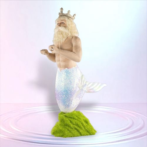 46in Merman King on Moss Base - NEW 2026