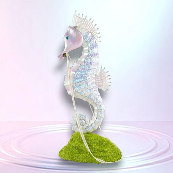 55in Seahorse w/Rope on Moss Base - NEW 2026