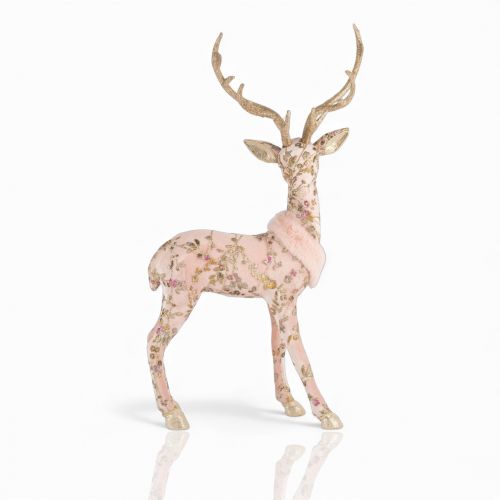29in Gold Blush Standing Deer Min/1