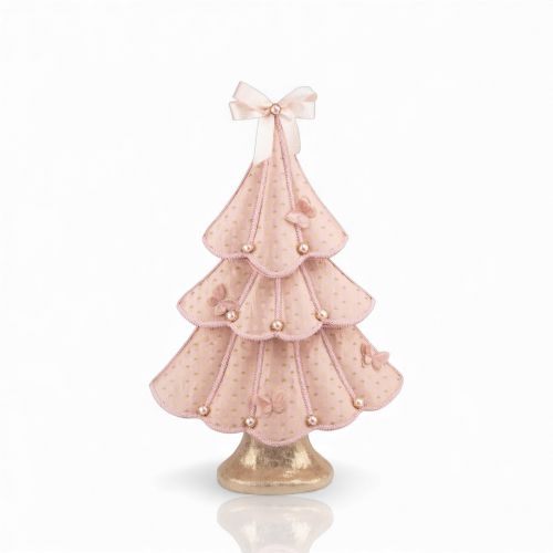 23in Gold Blush Tiered Tree Min/1