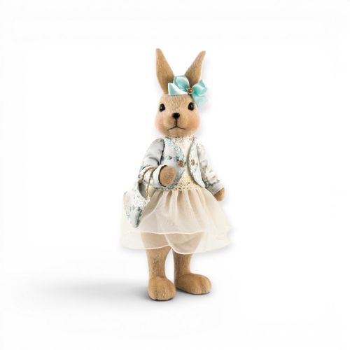 19.5in Brown Bunny in Dress Min/1