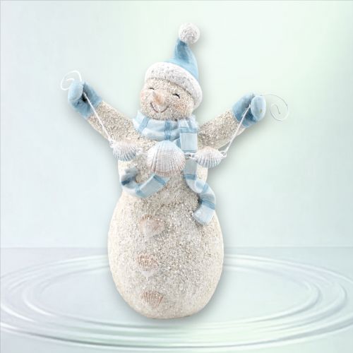 Coastal Snowman w/Shells