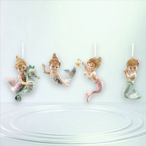 4 Asst Mermaid Girls