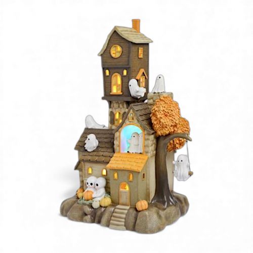 22in Musical LED Rotating Ghost House Min/1