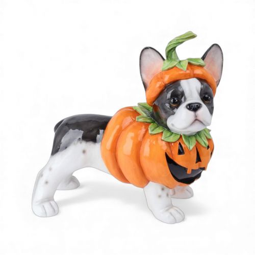 17in Pumpkin Bulldog Min/1
