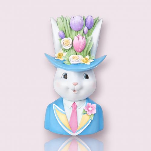 14in Mr Bunny Head Vase - NEW 2026