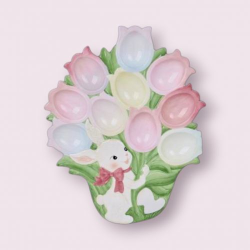 14in Tulip Egg Platter - NEW 2026