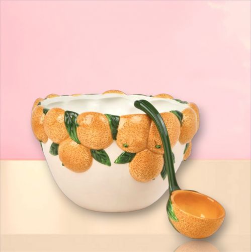 Set/2 Orange Punch Bowl - NEW Spring 2026