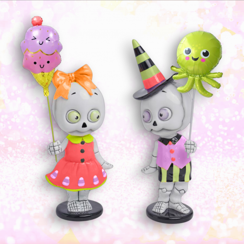 36in Set/2 Spooky Summer Ghost Kids Min/1 - NEW SpookySummer - IN Stock Feb 2026