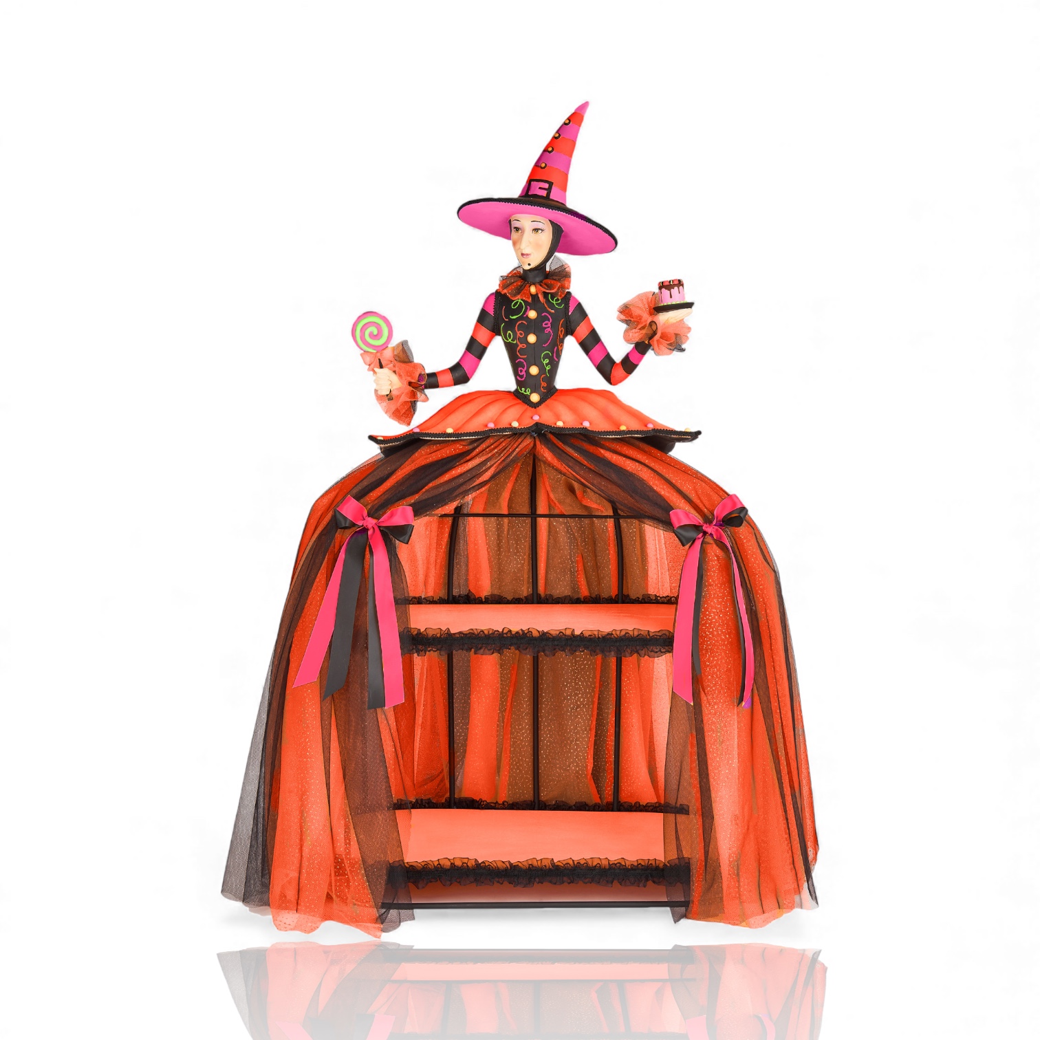 DecemberDiamonds: 43in Ghoulish Witch Dessert Displayer Min/1