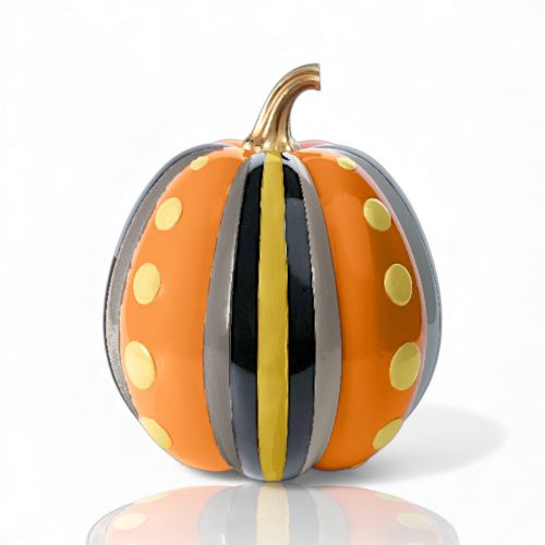 12.5in Striped Pumpkin Min/1