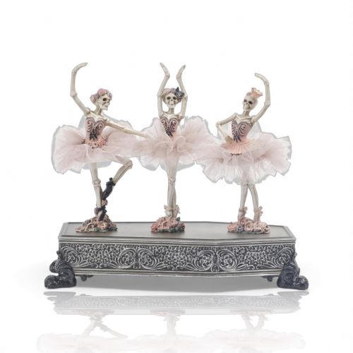 11in Skeleton Ballerina Trio Min/2