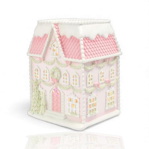 12in LED Patisserie Pink House Min/1