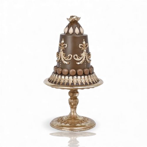 16.5in Chocolate Cake on Pedestal Min/1