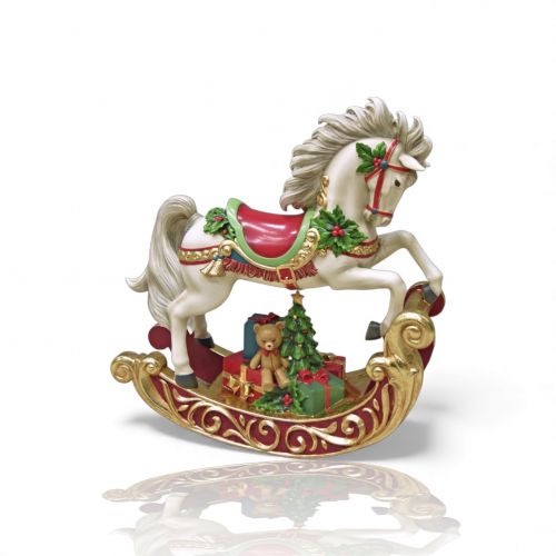 14.5in Christmas Past Rocking Horse Min/1