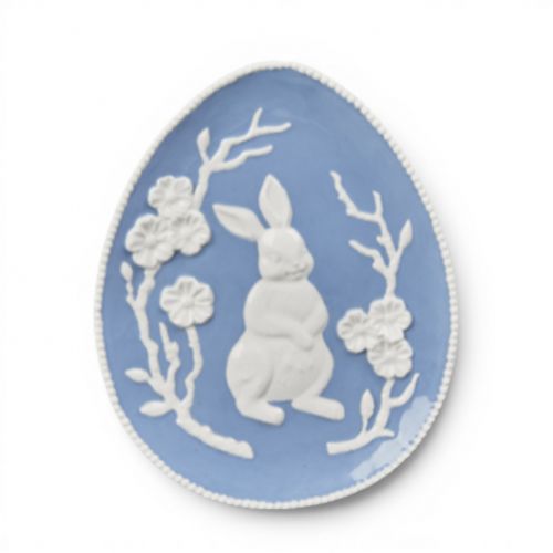 Egg Shape Bunny Plate Min/8