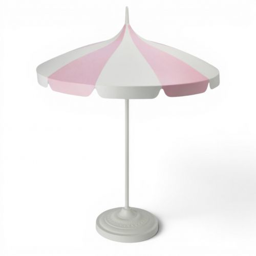 32in Pink Striped Umbrella Min/1