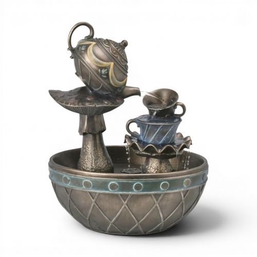 18.5 Bronze Mushroom Fountain Min/1