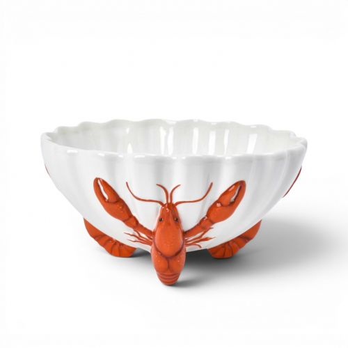 9.5in Serving Bowl w/Lobster Claw Feet Min/2