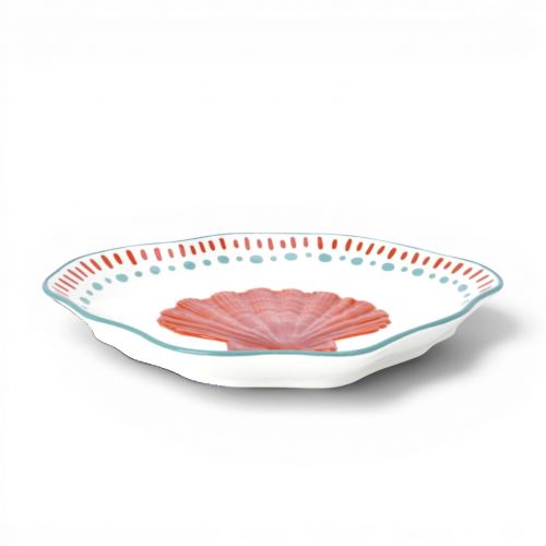 10in Scallop Serving Platter Min/4